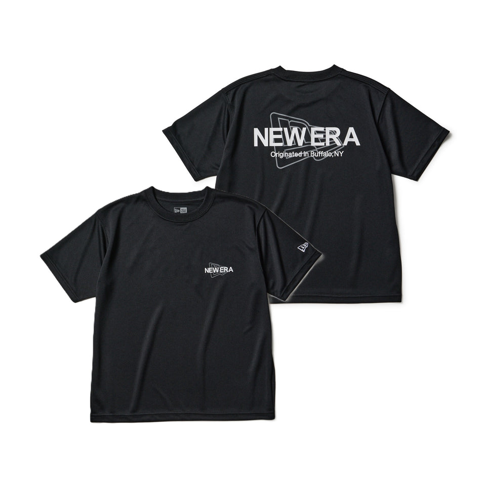 キッズ Youth 半袖 テック Tシャツ Buffalo Est. ブラック