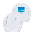 長袖 ウォッシュド コットン Tシャツ いいちこ オフホワイト