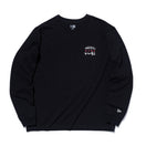 長袖 ウォッシュド コットン Tシャツ いいちこ ブラック