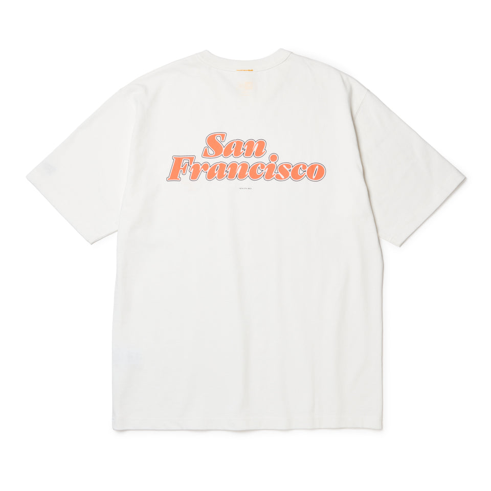 半袖 ウォッシュドコットン Tシャツ powered by GORO (min-nano) サンフランシスコ・ジャイアンツ オフホワイト | NEW ERA ニューエラ公式オンラインストア