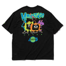 半袖 オーバーサイズド コットン Tシャツ Space Jam 2 スペース・ジャム 2 ロサンゼルス・レイカーズ ブラック