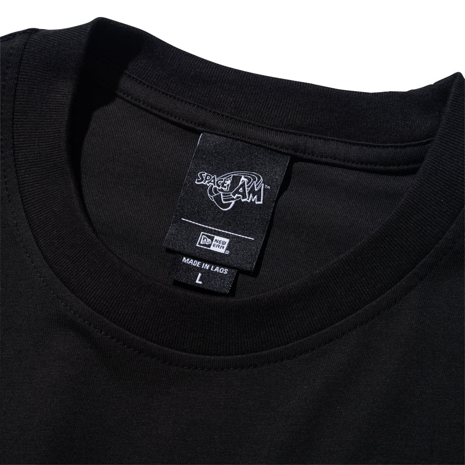 半袖 オーバーサイズド コットン Tシャツ Space Jam 2 スペース・ジャム 2 シカゴ・ブルズ ブラック