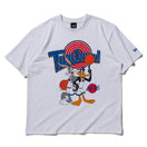 半袖 オーバーサイズド コットン Tシャツ Space Jam 2 スペース・ジャム 2 Tune Squad ロサンゼルス・レイカーズ ホワイト