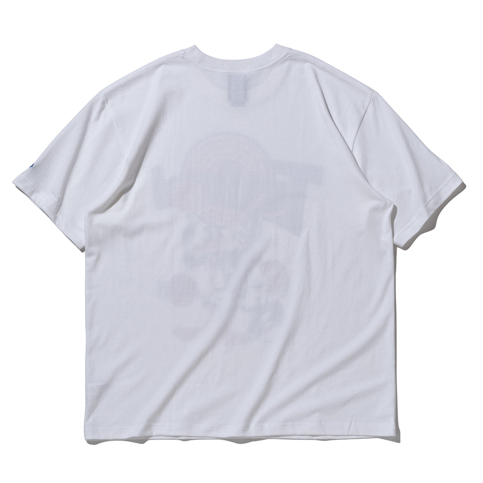 半袖 オーバーサイズド コットン Tシャツ Space Jam 2 スペース・ジャム 2 Tune Squad ロサンゼルス・レイカーズ ホワイト