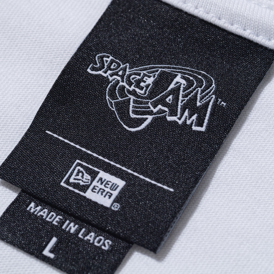 半袖 オーバーサイズド コットン Tシャツ Space Jam 2 スペース・ジャム 2 Tune Squad シカゴ・ブルズ ホワイト