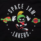 オーバーサイズド スウェット プルオーバーフーディー Space Jam 2 スペース・ジャム 2 ロサンゼルス・レイカーズ ブラック