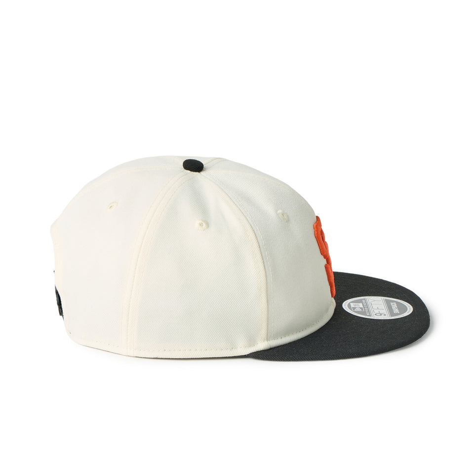 RC 9FIFTY Flat Visor powered by GORO (min-nano) サンフランシスコ・ジャイアンツ クローム/ブラック | NEW ERA ニューエラ公式オンラインストア