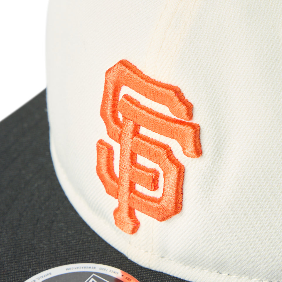 RC 9FIFTY Flat Visor powered by GORO (min-nano) サンフランシスコ・ジャイアンツ クローム/ブラック | NEW ERA ニューエラ公式オンラインストア
