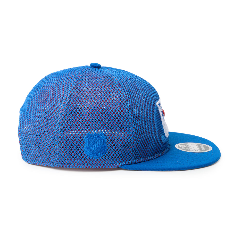 RC 9FIFTY Flat Visor powered by GORO (min-nano) ニューヨーク・レンジャース ダブルメッシュ ブルーメッシュ/ブルーアズール | NEW ERA ニューエラ公式オンラインストア