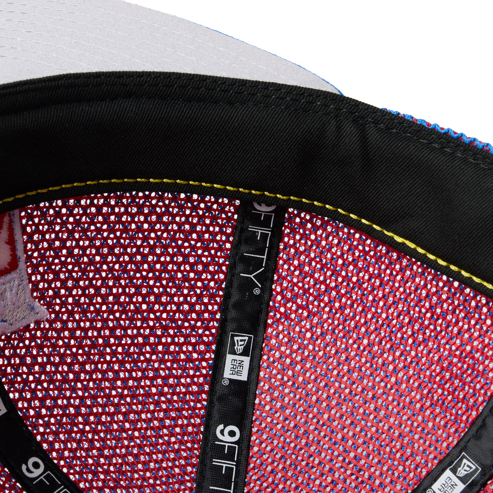 RC 9FIFTY Flat Visor powered by GORO (min-nano) ニューヨーク・レンジャース ダブルメッシュ ブルーメッシュ/ブルーアズール | NEW ERA ニューエラ公式オンラインストア