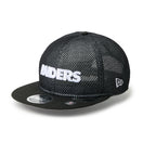 RC 9FIFTY Flat Visor powered by GORO (min-nano) ラスベガス・レイダース ダブルメッシュ ブラックメッシュ/ブラック | NEW ERA ニューエラ公式オンラインストア