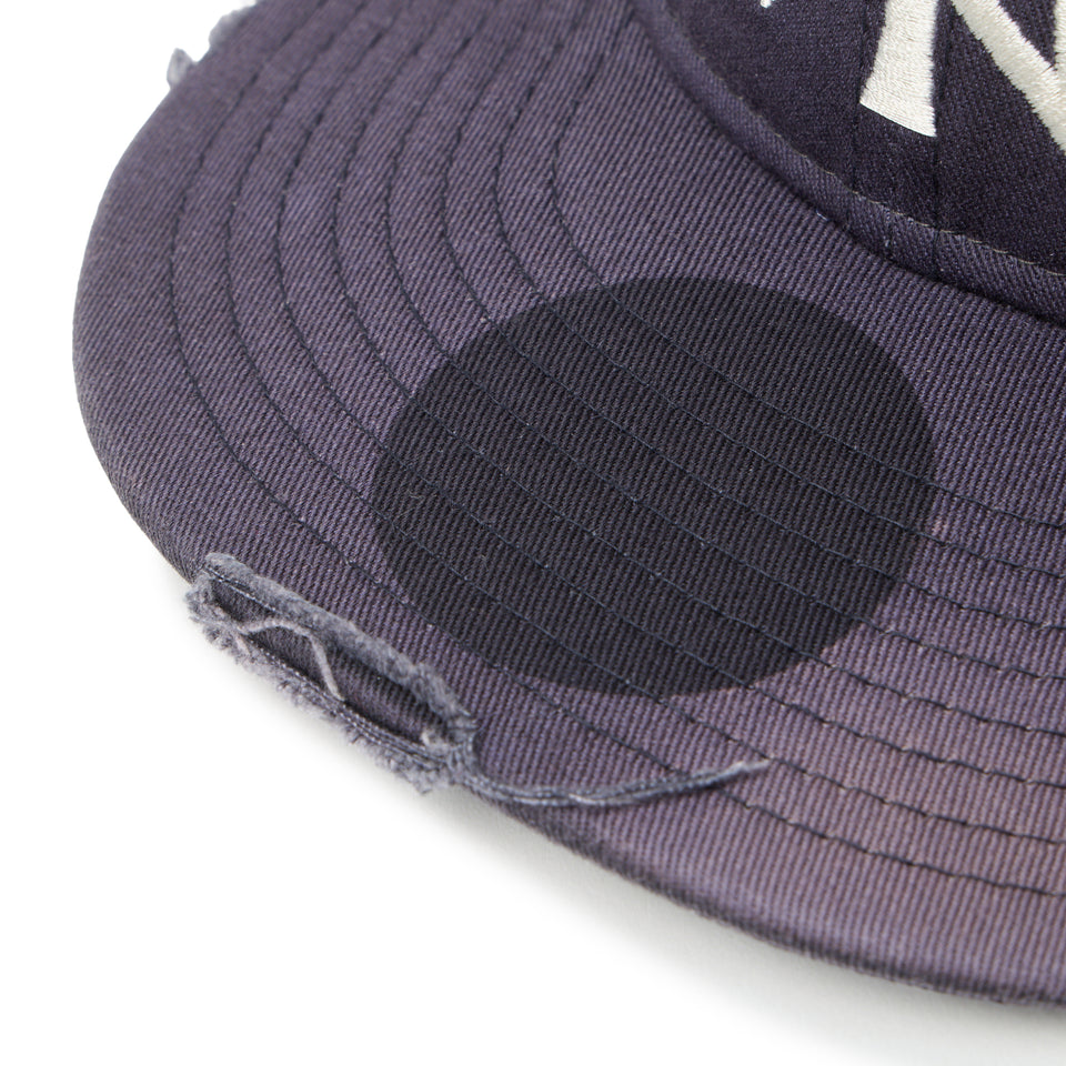 9THIRTY powered by GORO (min-nano) ニューヨーク・ヤンキース ダメージ/パッカブルバイザー/モンレーウォッシュ ネイビー | NEW ERA ニューエラ公式オンラインストア