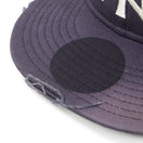 9THIRTY powered by GORO (min-nano) ニューヨーク・ヤンキース ダメージ/パッカブルバイザー/モンレーウォッシュ ネイビー | NEW ERA ニューエラ公式オンラインストア