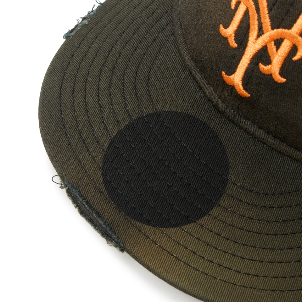 9THIRTY powered by GORO (min-nano) ニューヨーク・メッツ ダメージ/パッカブルバイザー/モンレーウォッシュ ブラック | NEW ERA ニューエラ公式オンラインストア