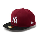 59FIFTY powered by GORO (min-nano) ニューヨーク・ヤンキース カーディナル/ブラック | NEW ERA ニューエラ公式オンラインストア