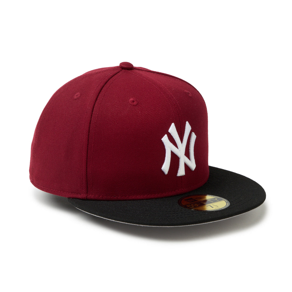 59FIFTY powered by GORO (min-nano) ニューヨーク・ヤンキース カーディナル/ブラック | NEW ERA ニューエラ公式オンラインストア