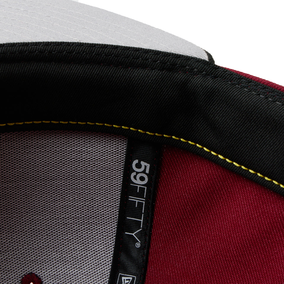 59FIFTY powered by GORO (min-nano) ニューヨーク・ヤンキース カーディナル/ブラック | NEW ERA ニューエラ公式オンラインストア