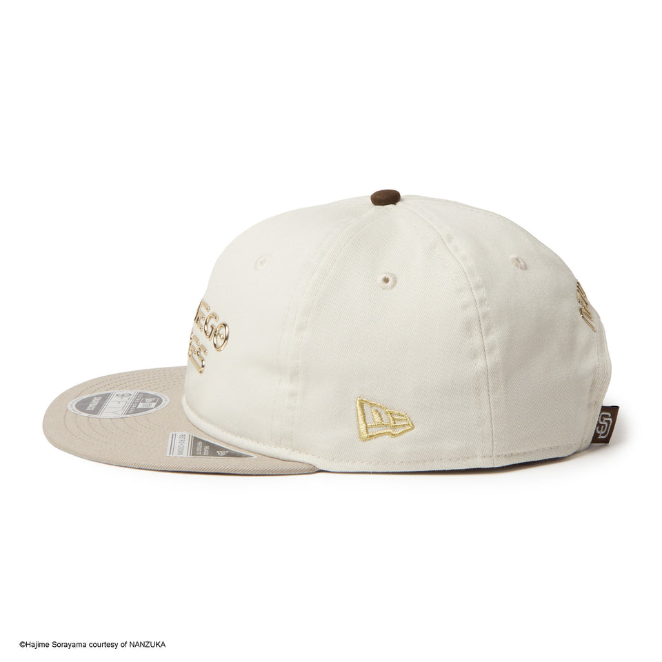 RC 9FIFTY Flat Visor HAJIME SORAYAMA TPUロゴ サンディエゴ･パドレス　アイボリー/ペブル | NEW ERA ニューエラ公式オンラインストア