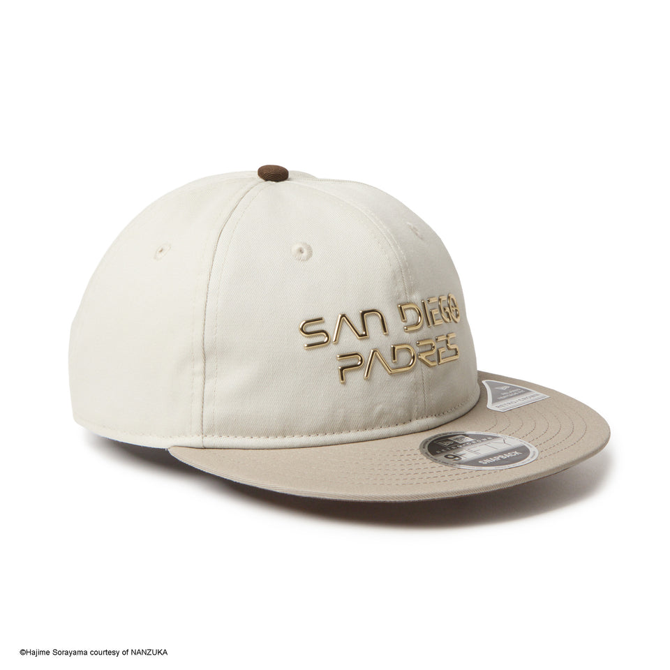RC 9FIFTY Flat Visor HAJIME SORAYAMA TPUロゴ サンディエゴ･パドレス　アイボリー/ペブル | NEW ERA ニューエラ公式オンラインストア