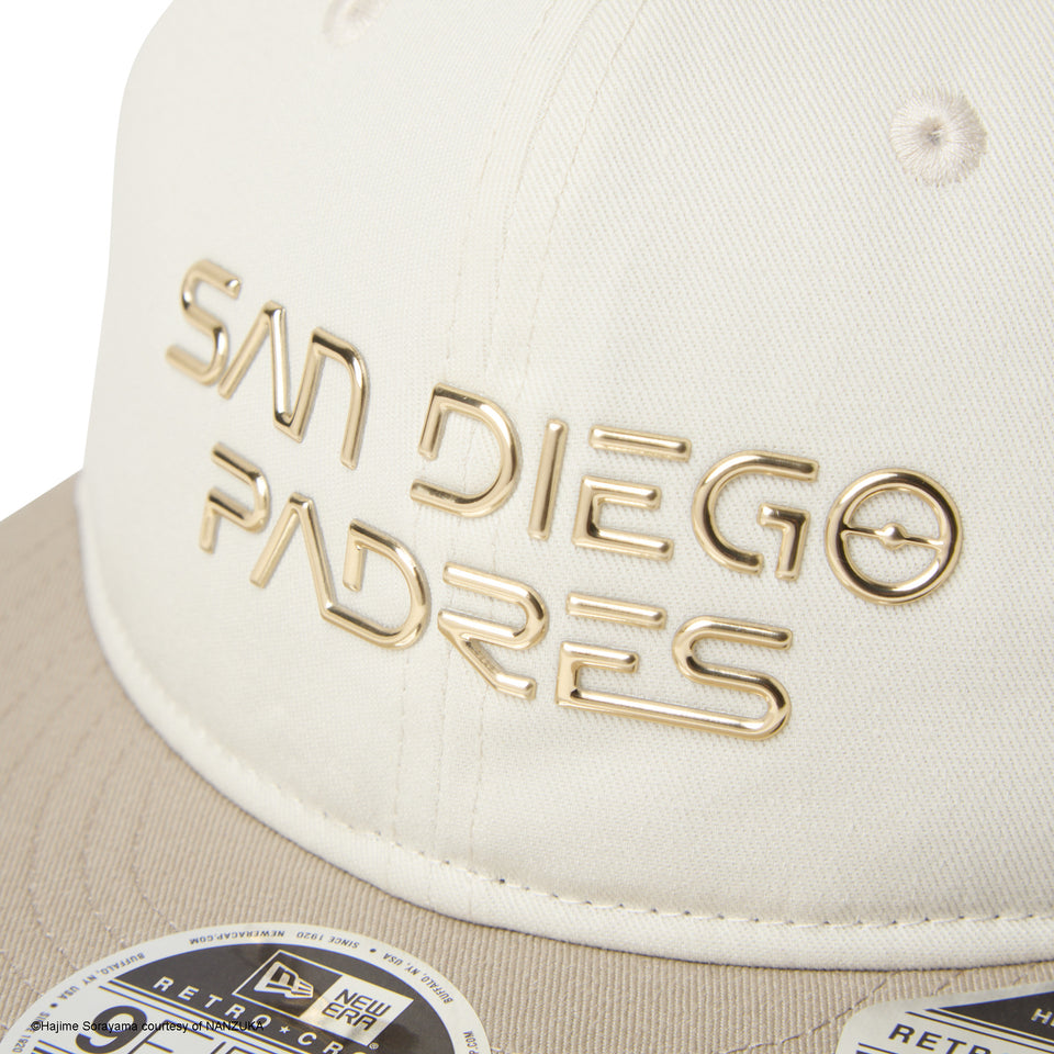 RC 9FIFTY Flat Visor HAJIME SORAYAMA TPUロゴ サンディエゴ･パドレス　アイボリー/ペブル | NEW ERA ニューエラ公式オンラインストア