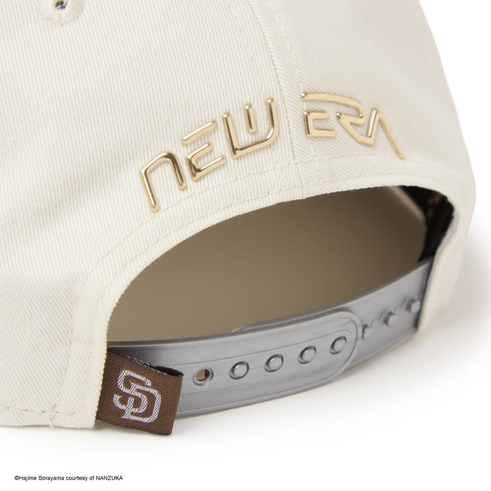 RC 9FIFTY Flat Visor HAJIME SORAYAMA TPUロゴ サンディエゴ･パドレス　アイボリー/ペブル | NEW ERA ニューエラ公式オンラインストア