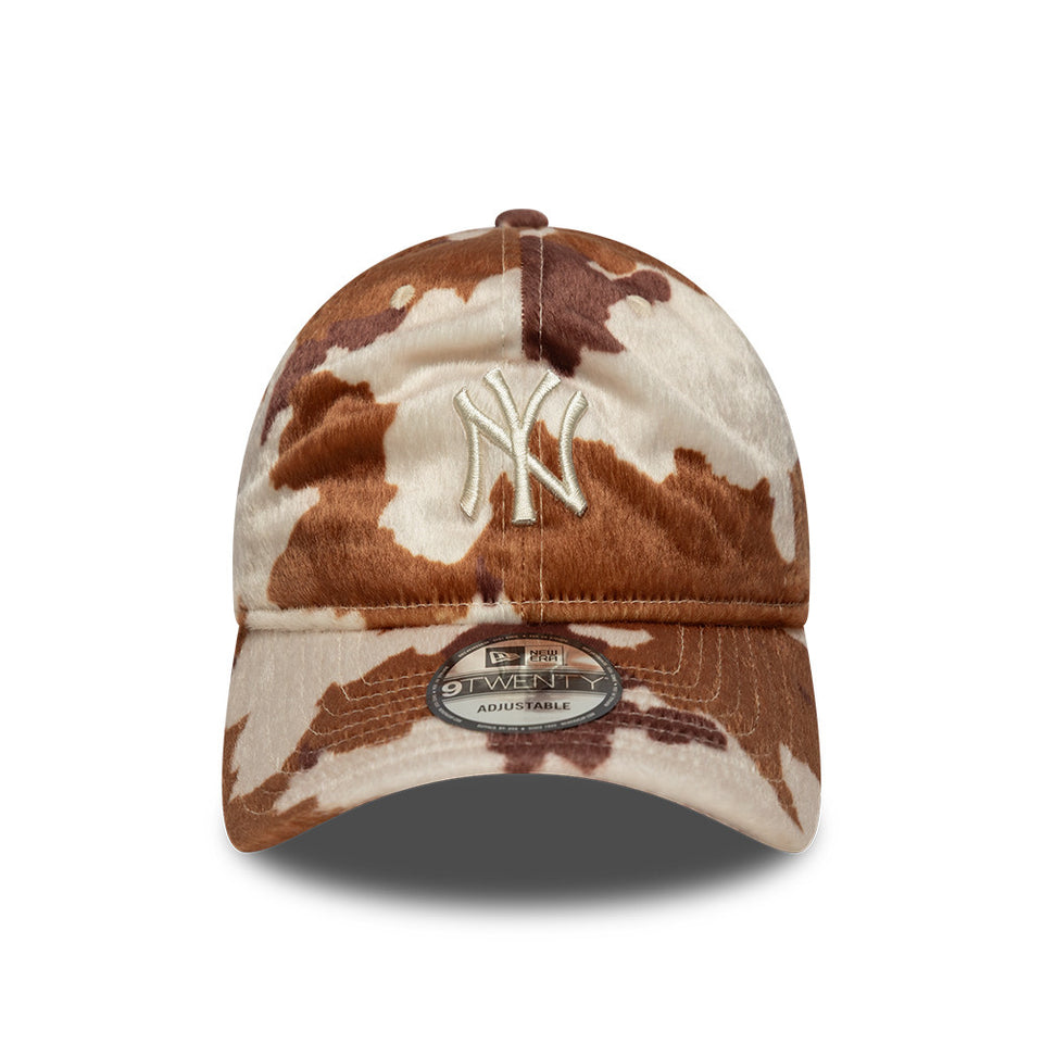 9TWENTY Animal Print Cow ニューヨーク・ヤンキース カウ ベージュ ブラウン | NEW ERA ニューエラ公式オンラインストア