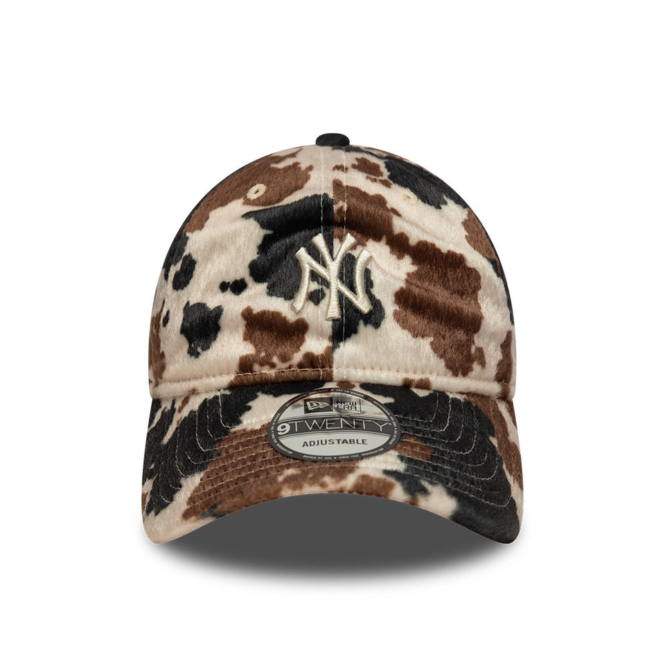 9TWENTY Animal Print Cow ニューヨーク・ヤンキース カウ ブラック ブラウン アイボリー | NEW ERA ニューエラ公式オンラインストア