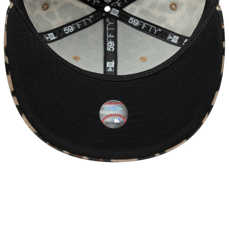 59FIFTY Animal Print Leopard ニューヨーク・ヤンキース レオパード ブラック キャメル ブラウン | NEW ERA ニューエラ公式オンラインストア