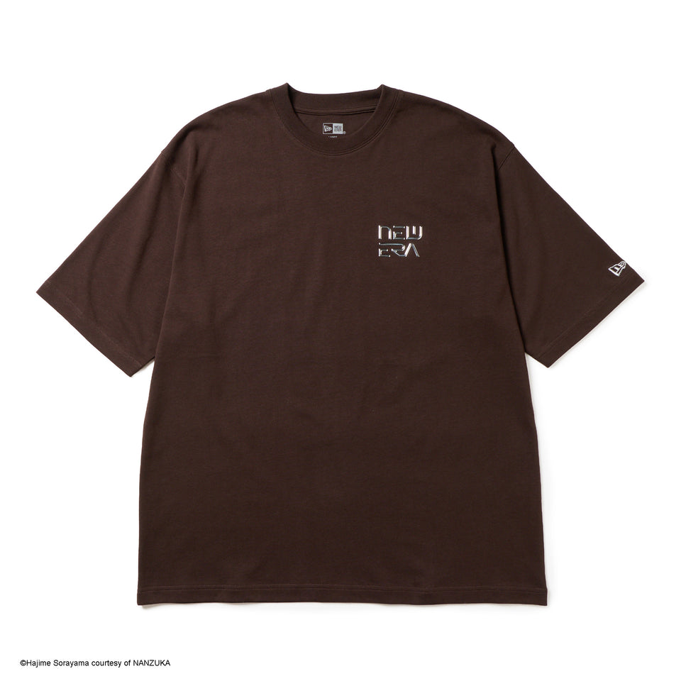 半袖 オーバーサイズド コットン Tシャツ HAJIME SORAYAMA サンディエゴ･パドレス　TPU+グリッタープリント ブラウン | NEW ERA ニューエラ公式オンラインストア