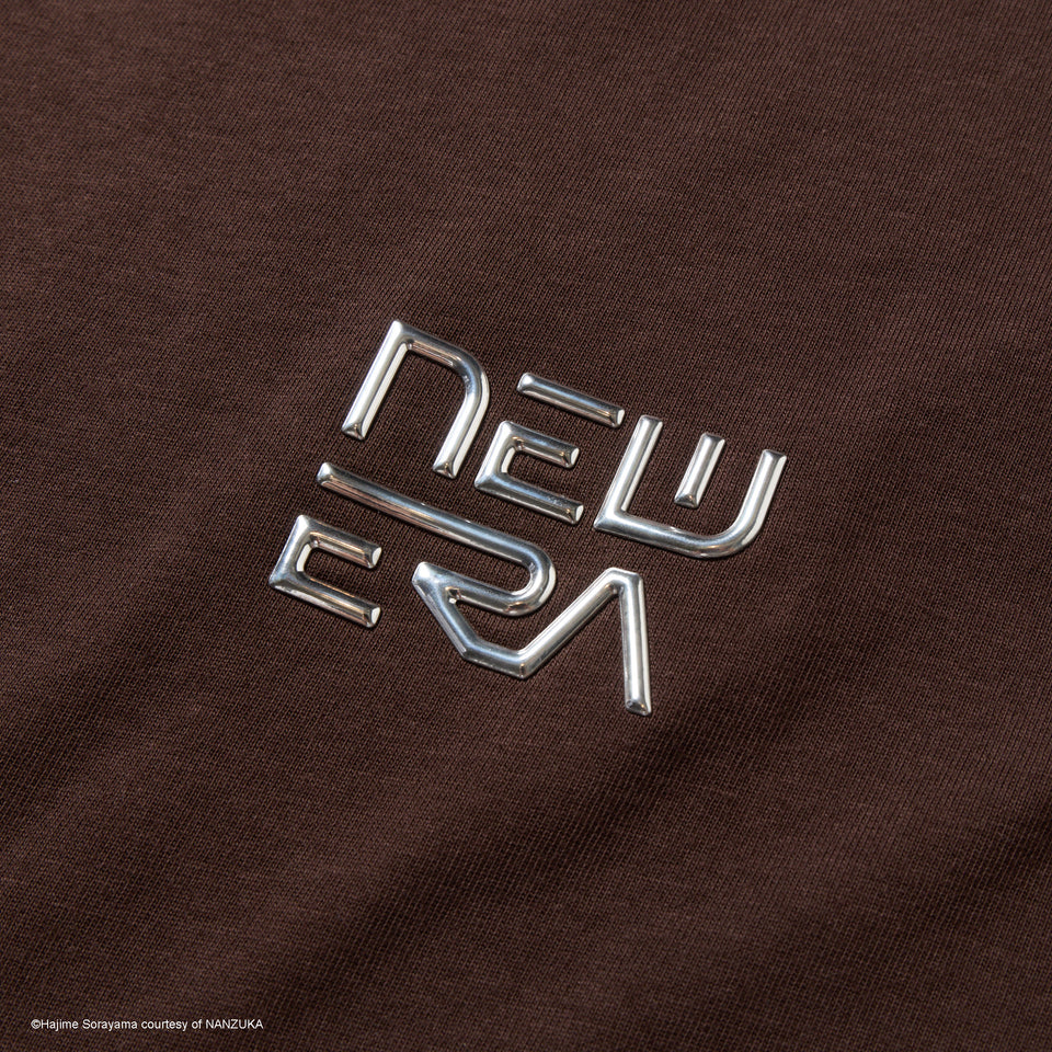 半袖 オーバーサイズド コットン Tシャツ HAJIME SORAYAMA サンディエゴ･パドレス　TPU+グリッタープリント ブラウン | NEW ERA ニューエラ公式オンラインストア