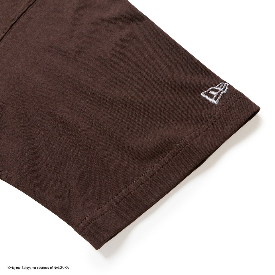 半袖 オーバーサイズド コットン Tシャツ HAJIME SORAYAMA サンディエゴ･パドレス　TPU+グリッタープリント ブラウン | NEW ERA ニューエラ公式オンラインストア
