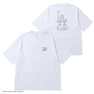半袖 オーバーサイズド コットン Tシャツ HAJIME SORAYAMA ロサンゼルス・ドジャース TPU+グリッタープリント ホワイト
