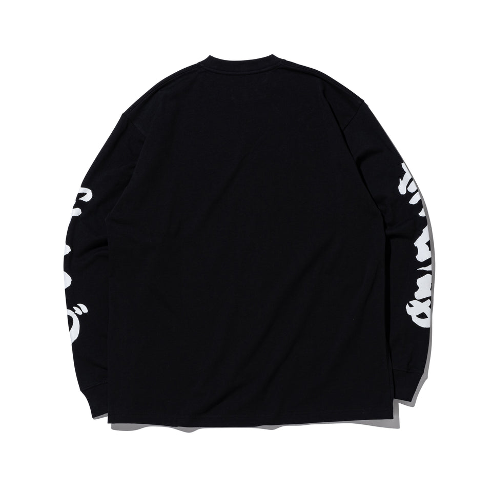 長袖 オーバーサイズド コットン Tシャツ 宇ち多゛ ブラック | NEW ERA ニューエラ公式オンラインストア