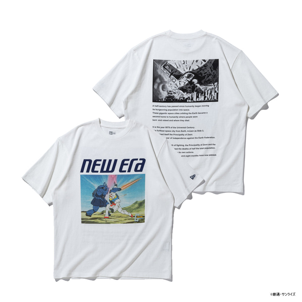 半袖 ウォッシュドコットン Tシャツ 機動戦士ガンダム オフホワイト