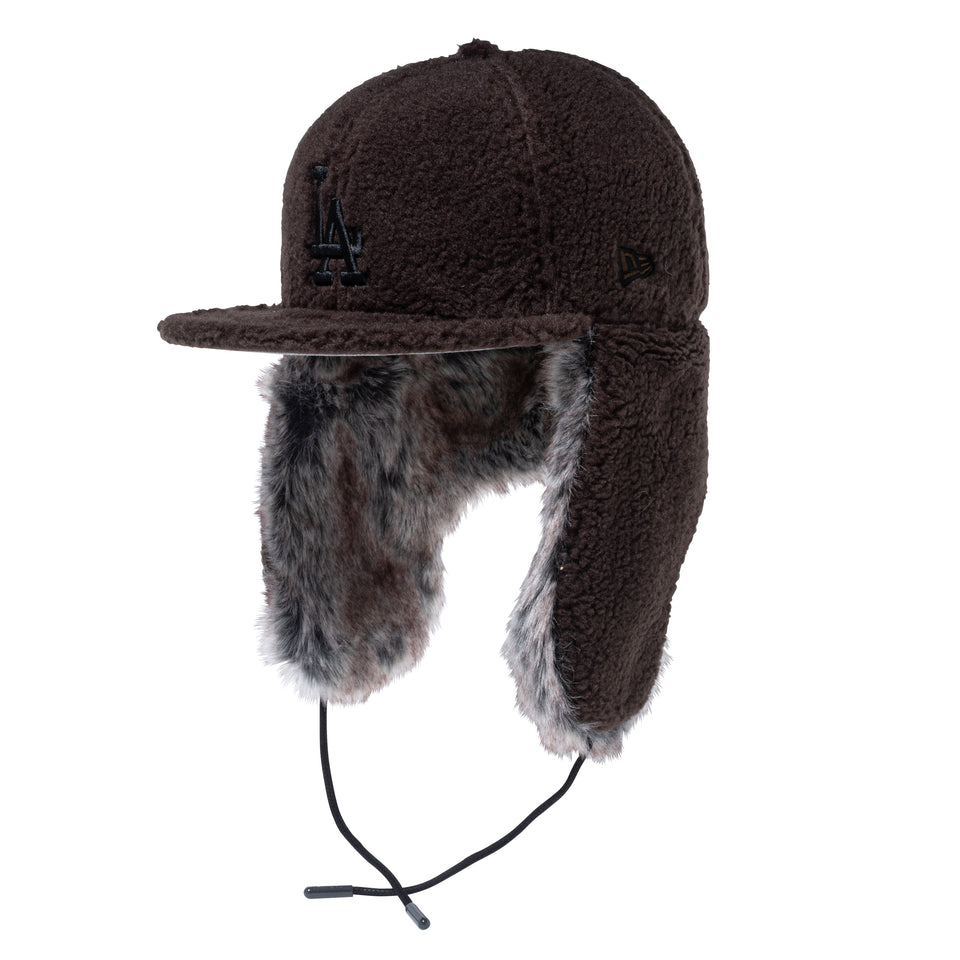 59FIFTY Dog Ear ドッグイヤー ボア ロサンゼルス・ドジャース ブラウン