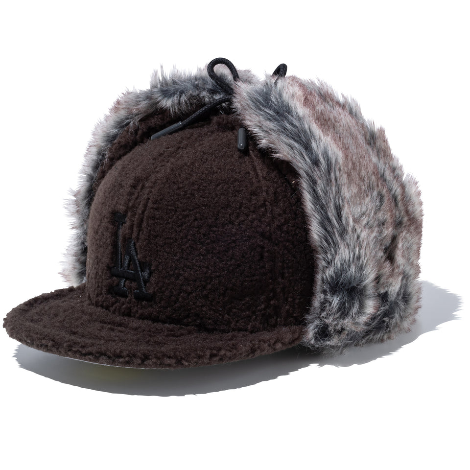 59FIFTY Dog Ear ドッグイヤー ボア ロサンゼルス・ドジャース ブラウン
