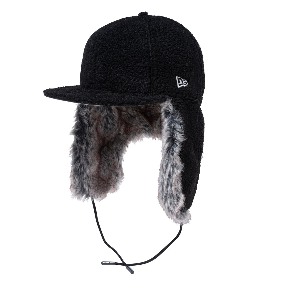 59FIFTY Dog Ear ドッグイヤー ボア ブラック