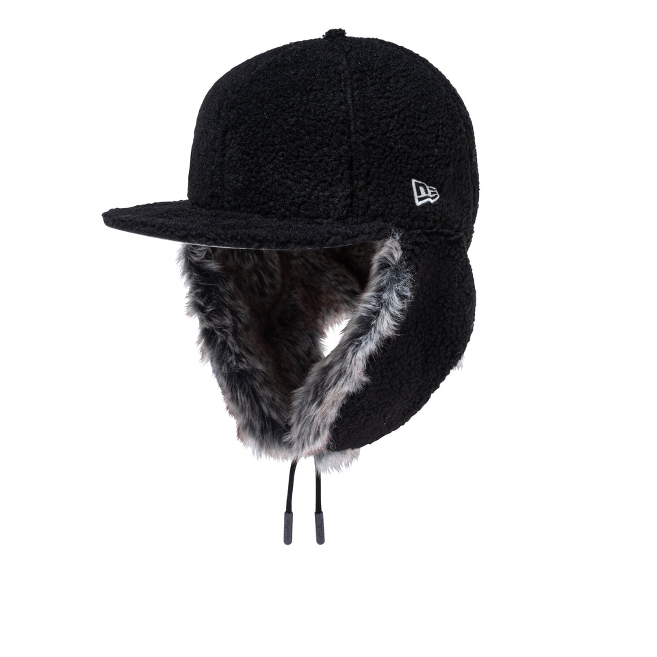 59FIFTY Dog Ear ドッグイヤー ボア ブラック