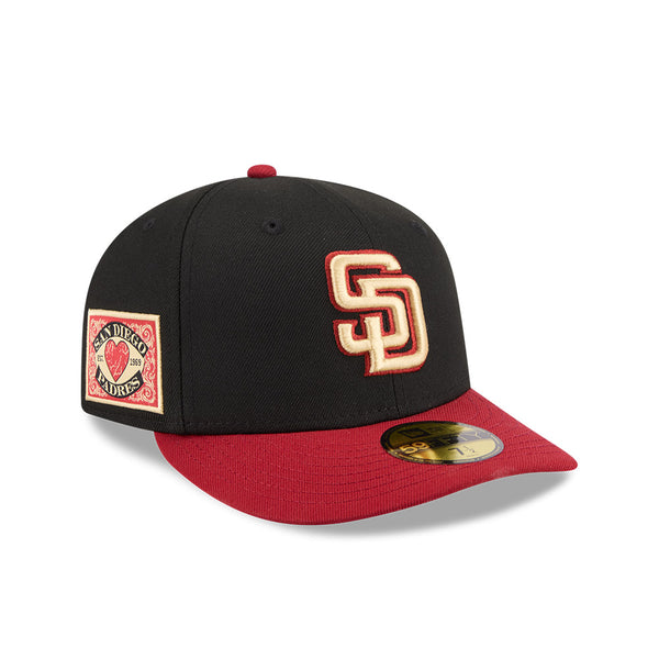 PC 59FIFTY Team Cards サンディエゴ・パドレス ブラック レッド