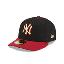 PC 59FIFTY Team Cards ニューヨーク・ヤンキース ブラック レッドバイザー | NEW ERA ニューエラ公式オンラインストア