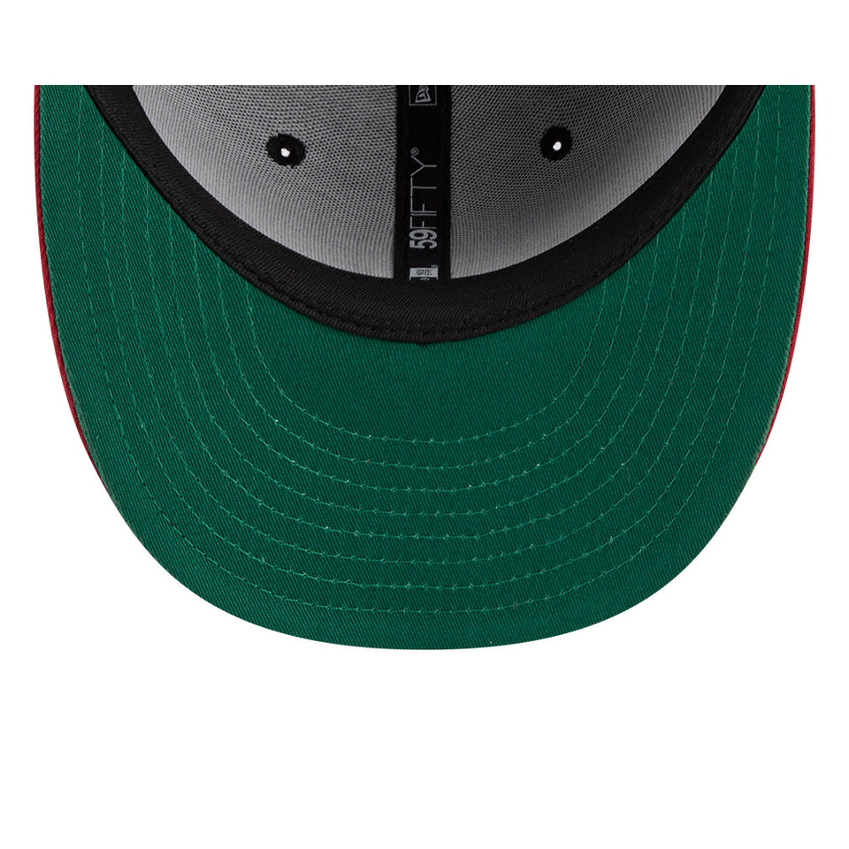 PC 59FIFTY Team Cards ロサンゼルス・ドジャース ブラック レッドバイザー | NEW ERA ニューエラ公式オンラインストア