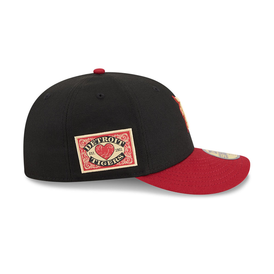 PC 59FIFTY Team Cards デトロイト・タイガース ブラック レッドバイザー | NEW ERA ニューエラ公式オンラインストア