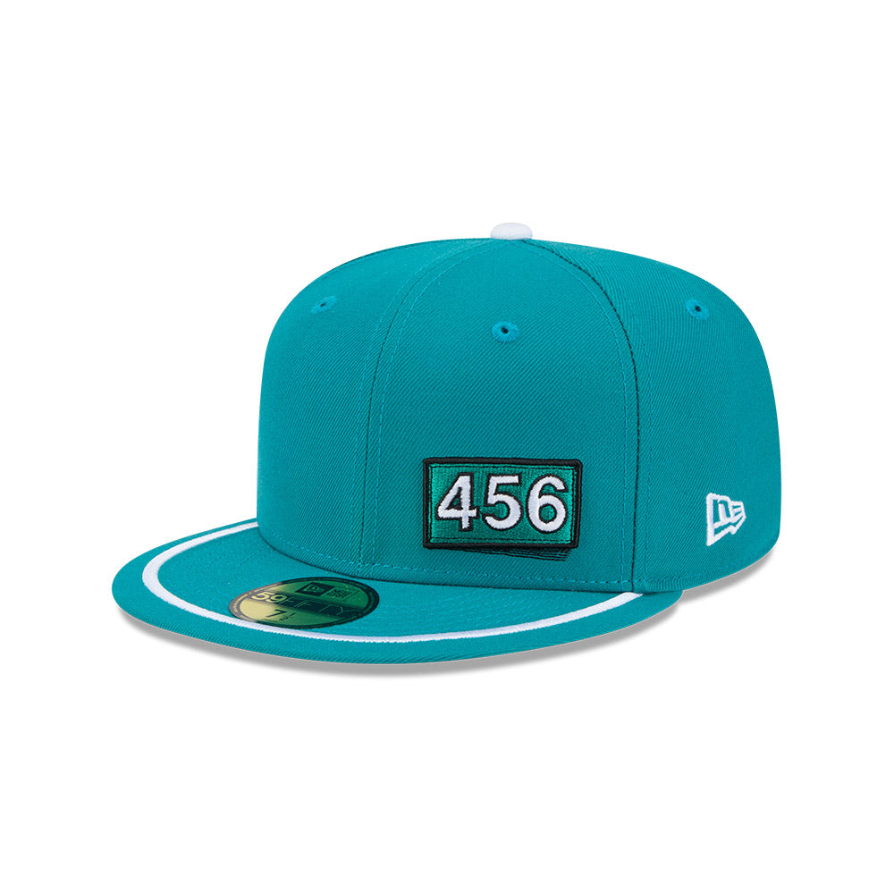 【New Era】squid game イカゲーム キャップ 海外限定品 59FIFTY SQUID GAME イカゲーム 456 グリーン | ニューエラオンライン