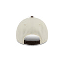 9FORTY A-Frame City Script サンディエゴ・パドレス クロームホワイト ブラウンバイザー | NEW ERA ニューエラ公式オンラインストア