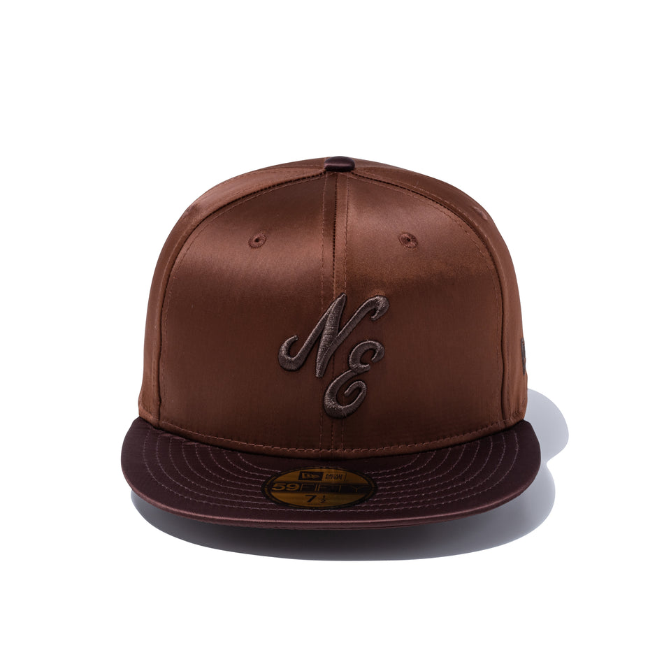 59FIFTY Valentine's Day サテン クラシックロゴ ブラウン/ダーク