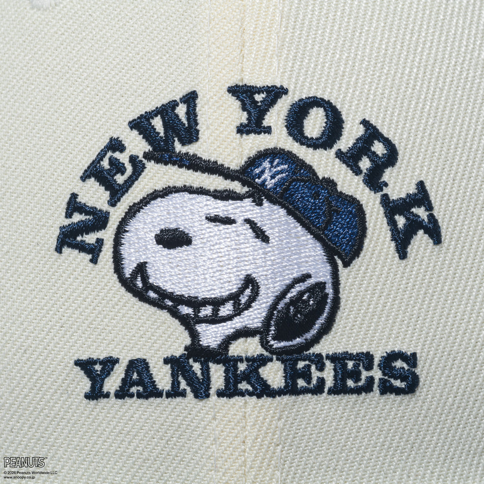 9FORTY PEANUTS ニューヨーク・ヤンキース クロームホワイト ネイビーバイザー | NEW ERA ニューエラ公式オンラインストア