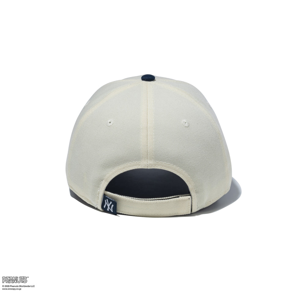 9FORTY PEANUTS ニューヨーク・ヤンキース クロームホワイト ネイビーバイザー | NEW ERA ニューエラ公式オンラインストア