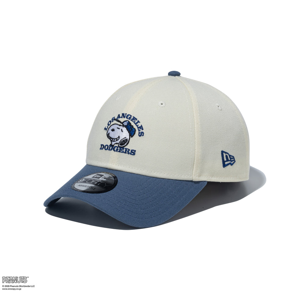 9FORTY PEANUTS ロサンゼルス・ドジャース クロームホワイト スレートバイザー | NEW ERA ニューエラ公式オンラインストア