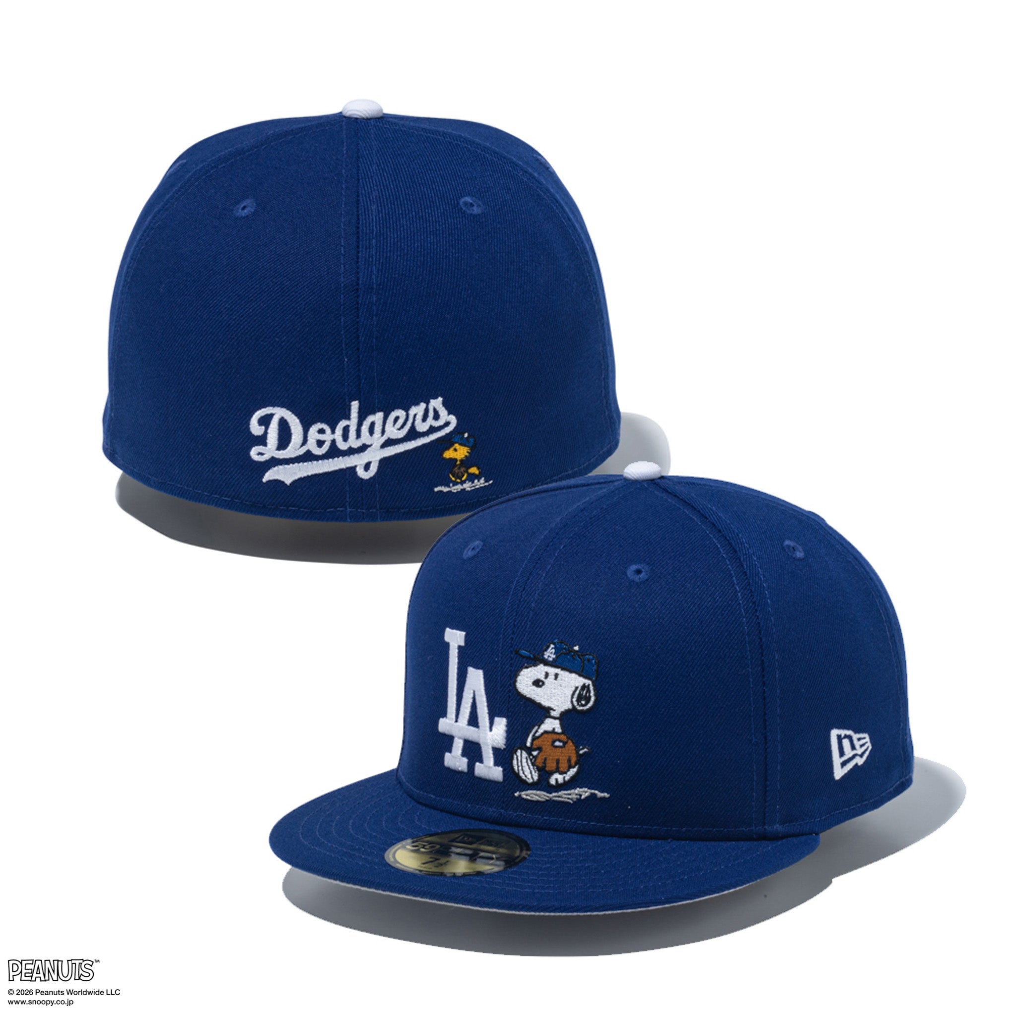 59FIFTY PEANUTS ロサンゼルス・ドジャース ダークロイヤル 59FIFTY PEANUTS ロサンゼルス・ドジャース ダークロイヤル