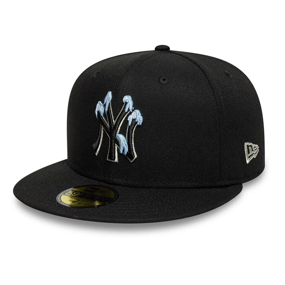59FIFTY Snow Icon ニューヨーク・ヤンキース クラシックロゴピンズ ブラック